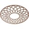 Ekena Millwork Cannes Wood Fretwork Pierced Ceiling Medallion, Walnut, 40"OD x 13 5/8"ID x 1/4"T CMWP40X40X0250CNWA - alternate 3